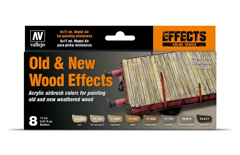 Vallejo Old and New Wood Affects 17ml Paint - Image 1